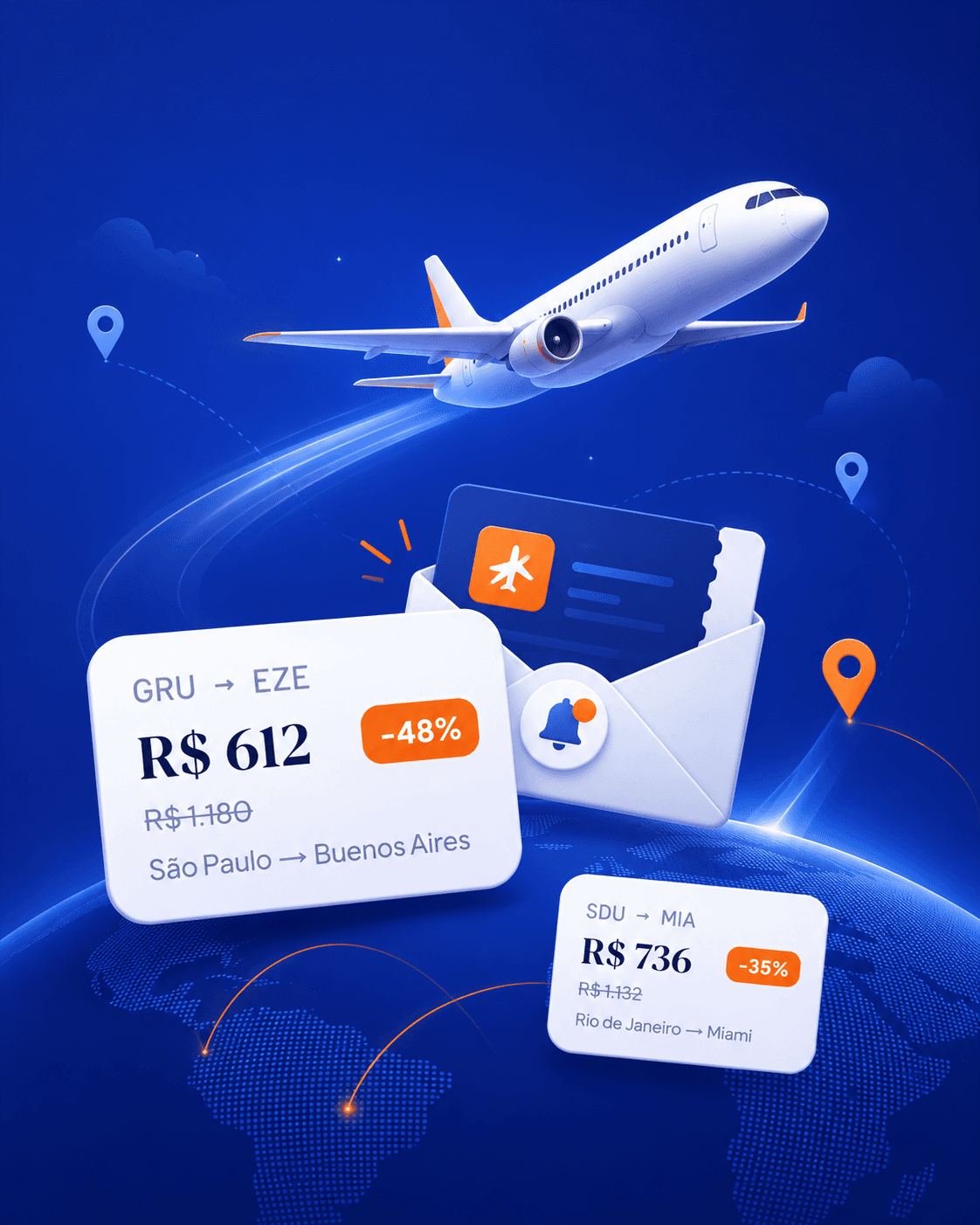 Promoções de passagens aéreas saindo do Brasil